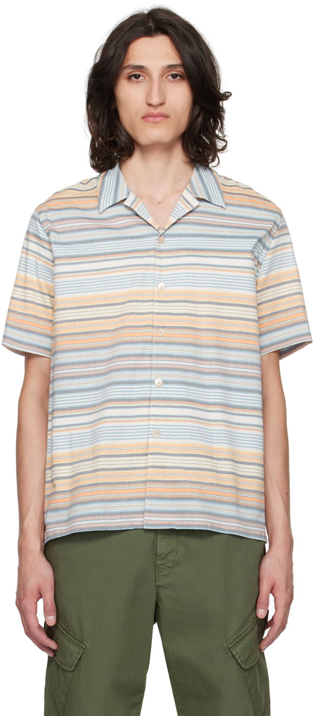 Srajce Paul Smith PS Paul Smith Striped Casual Shirt Večbarvna | M2R-695U-M22054-92