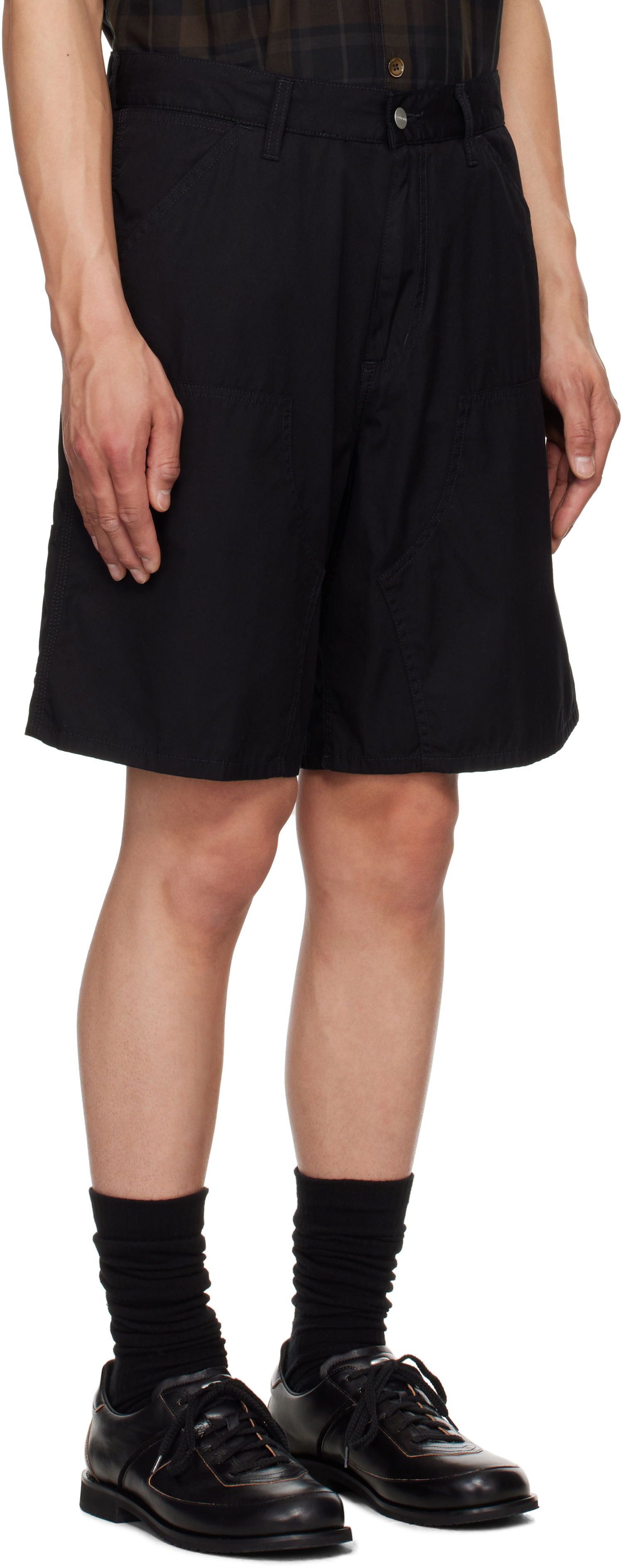 Kratke hlače Carhartt WIP Double Knee Shorts Črna | I034794, 1