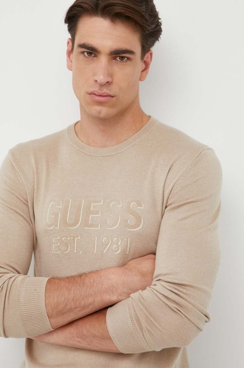 Pleteni pulover GUESS Sweater Bež | M3YR03.Z3052, 0