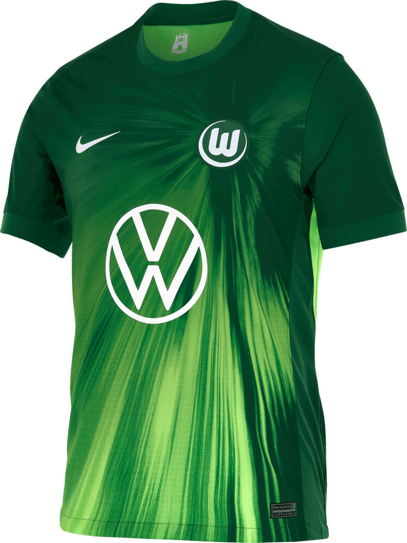 Dres Nike Nike VfL Wolfsburg 2025/26 Home Stadium Jersey Zelena | hq1562-341