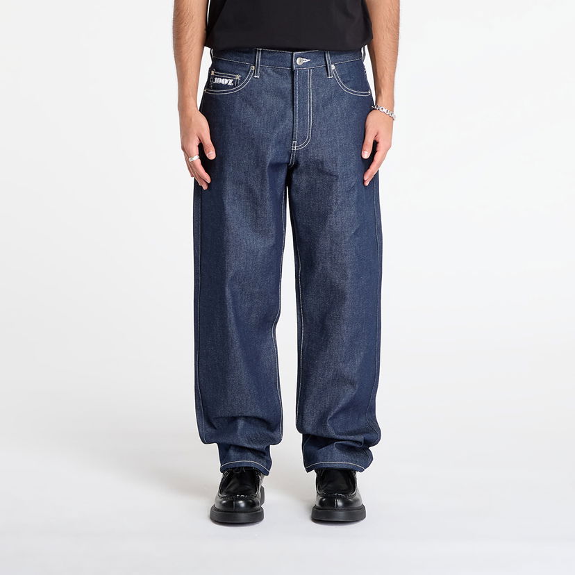 Kavbojke Awake NY Wide Leg Raw Denim Jeans 32 Modra | AWK-FW25-PA001-INDIG