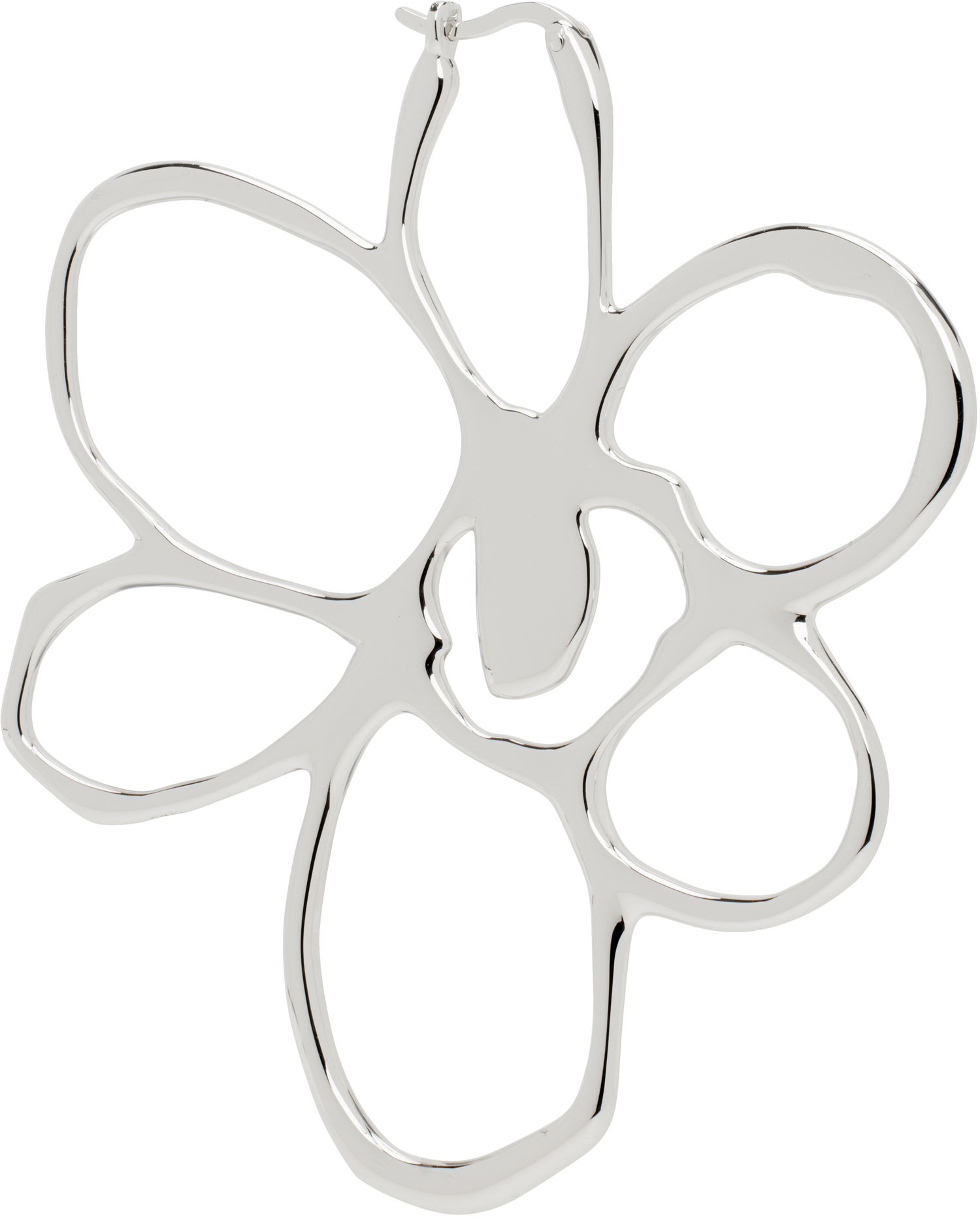 Uhani Perks And Mini Perks and Mini Rough Gesture Frame Single Earring Kovinski | 10258, 1