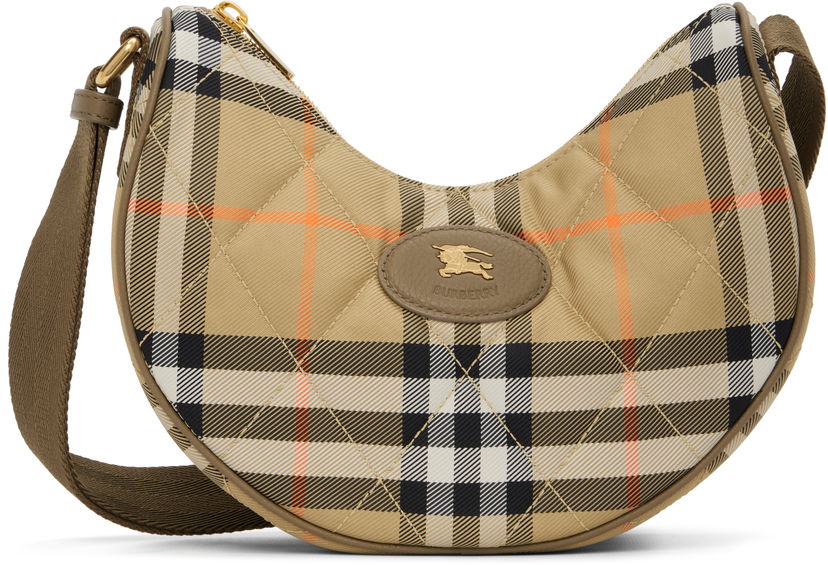 Torba za čez ramo Burberry Burberry Horseshoe Crossbody Bag Bež | 8111308