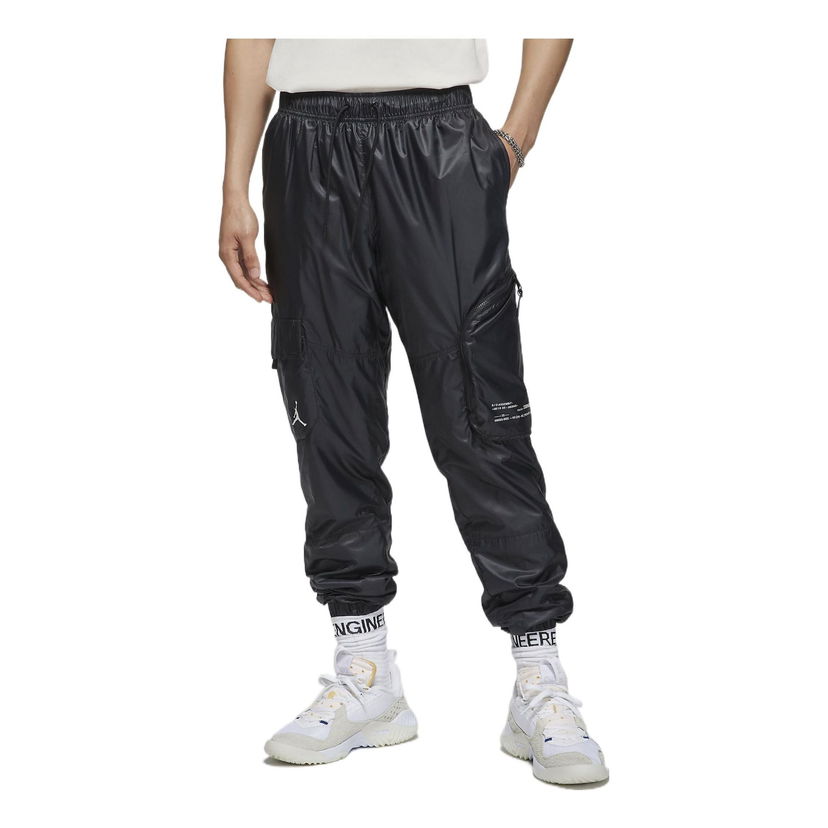 Cargo hlače Jordan Solid Color Logo Casual Pants Črna | DM1866-010