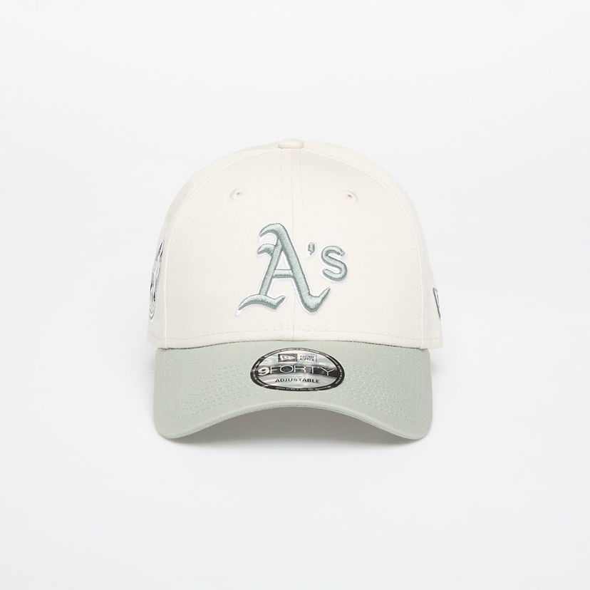 Kapa New Era Oakland Athletics 9FORTY Patch Adjustable Cap Bež | 60595244