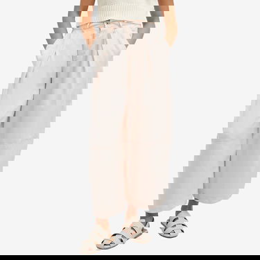 Hlače YMC Deadbeat Linen Trousers XX-Small Bež | Q4WMK-60, 2