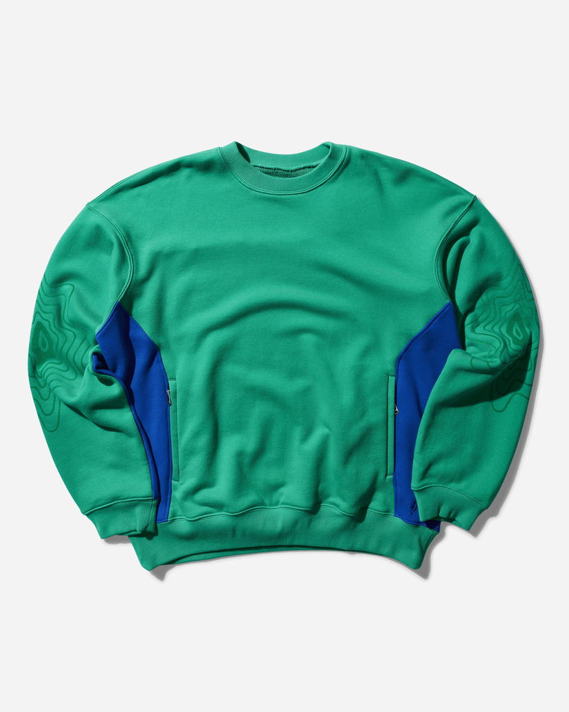 Pulover Asics Bixance Crewneck Sweatshirt Zelena | 2203A297-300