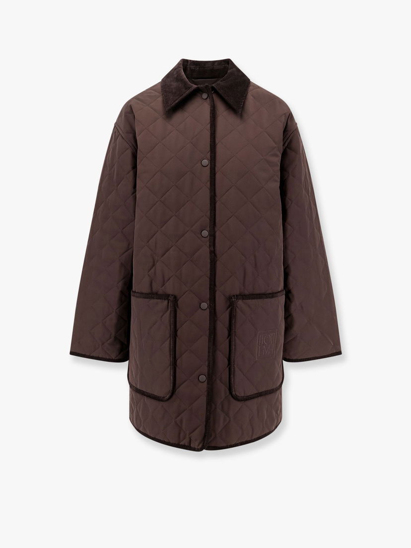 Puhovka TOTEME Quilted Jacket by Toteme Rjava | 241WRO1022FB0169040