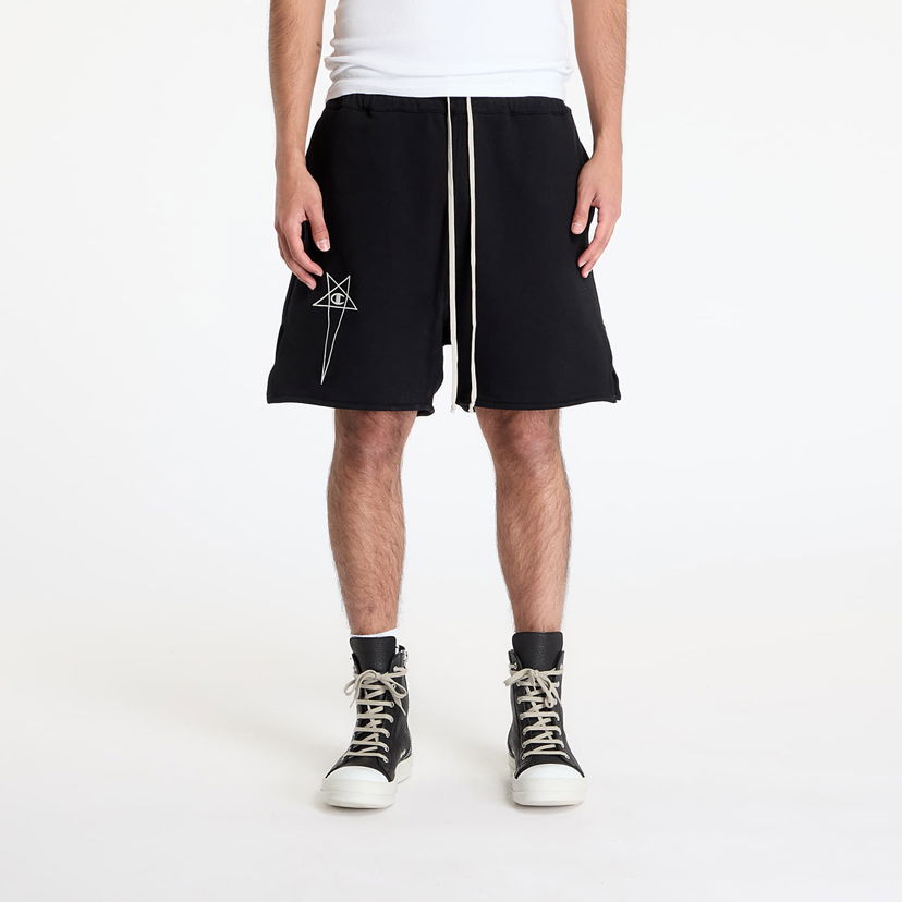 Kratke hlače Rick Owens DRKSHDW x Champion Shorts Črna | CM01E1683 CHFE 09