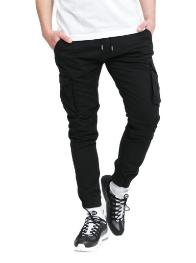 Trenirka Alpha Industries Cargo Pants Cotton Twill Jogger Črna | 116202 03
