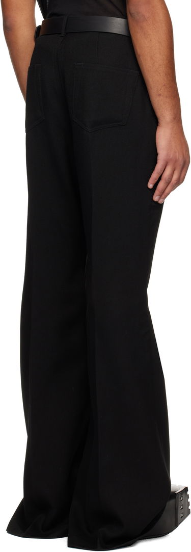 Hlače Rick Owens Concordians Bolan Flared Trousers Črna | RR02E1335 WD, 2