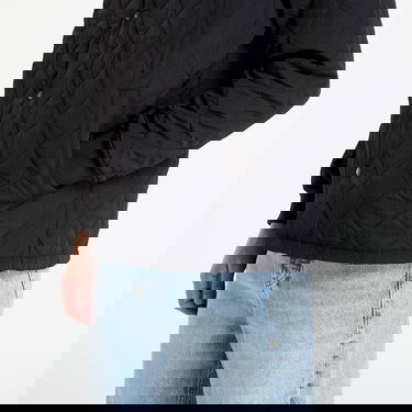 Jakna Urban Classics Quilted Overshirt Jacket Črna | TB7630-00007, 2