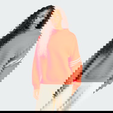 Pulover adidas Performance Oversized Mock Neck Sweatshirt Oranžna | JI8521, 4