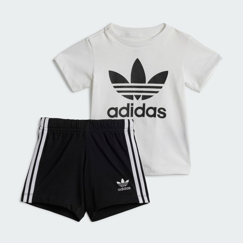 Trenirka adidas Performance Shorts and Tee Set Bela | JE0521