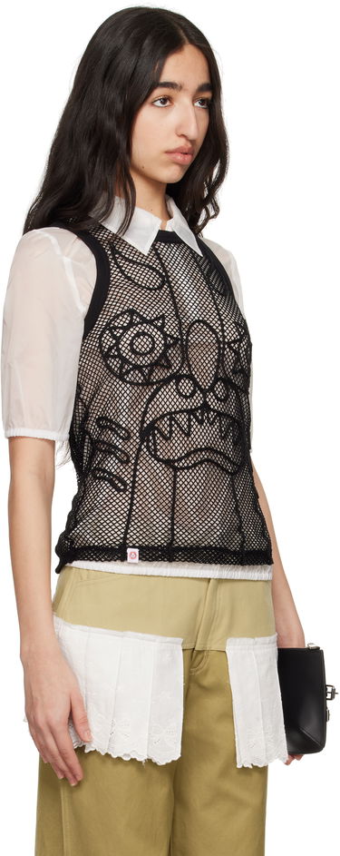 Majica brez rokavov Charles Jeffrey Loverboy Charles Jeffrey LOVERBOY Graphic Net Tank Top Modra | 54080301, 4