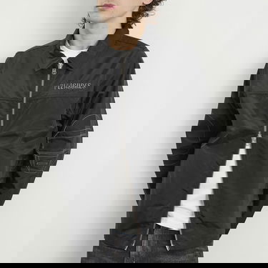 Jakna Pleasures Helmets Nylon Work Jacket, Size Large Črna | P25DP008-BLK, 5