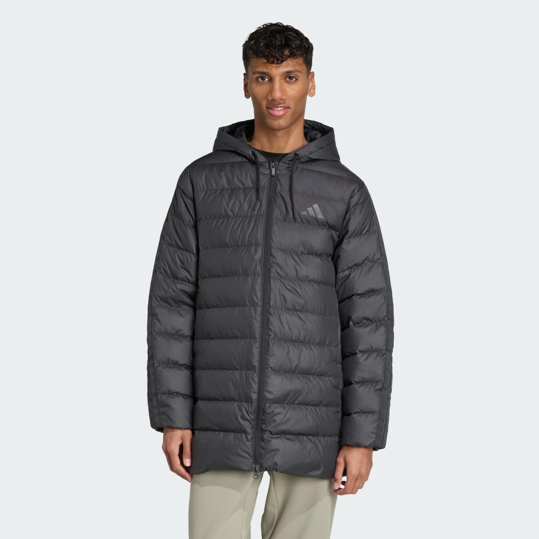 Parka adidas Performance Essentials Climawarm 3-Stripes Light Down Parka Črna | JM4061, 0