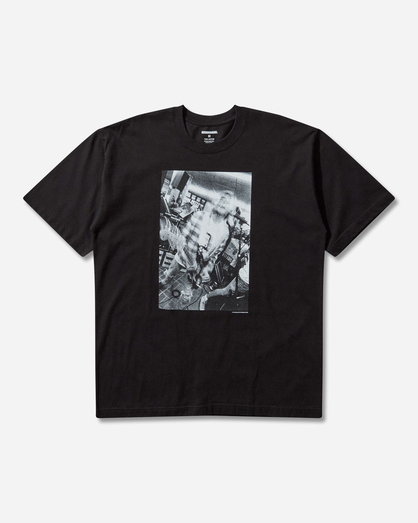 Majica Neighborhood Charles Peterson SS-5 Graphic Print T-Shirt Črna | 252PCNH-ST14S BLACK