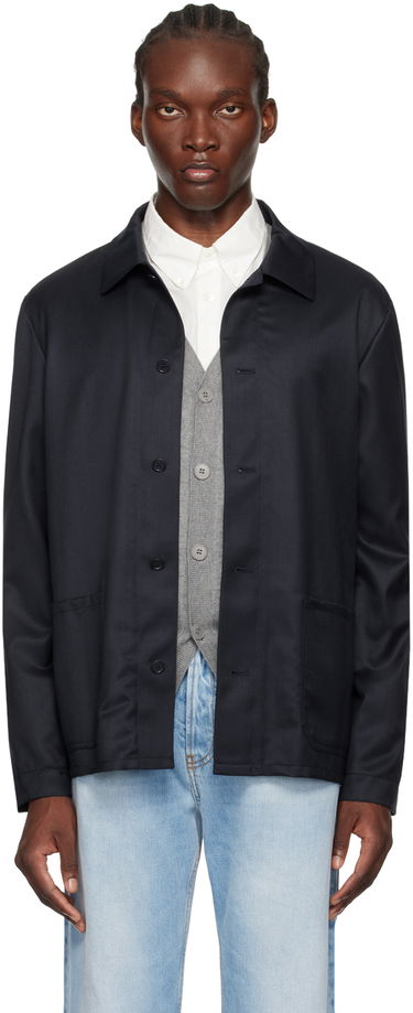 Jakna A.P.C. Navy Kerlouan Jacket Mornarica | WOAPO-H03053, 0