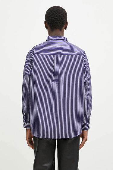 Srajce Neighborhood NEIGHBORHOOD Striped Regular Fit Shirt Lila | 242TSNH.SHM03, 2