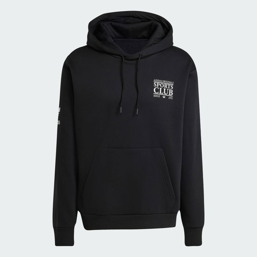 Pulover adidas Performance Sports Club Graphic Hoodie Črna | JX3058