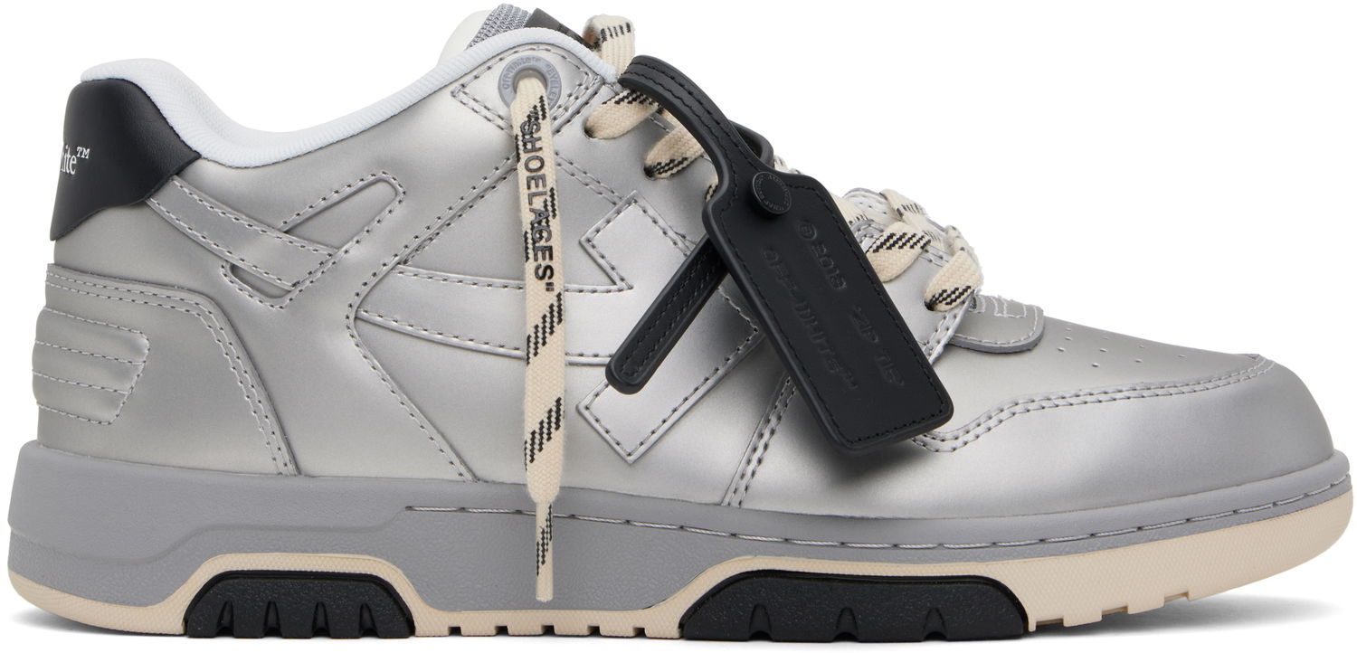 Oblačila Off-White Off-White Out Of Office Metallic Kovinski | OMIA189S25LEA00C7210, 0
