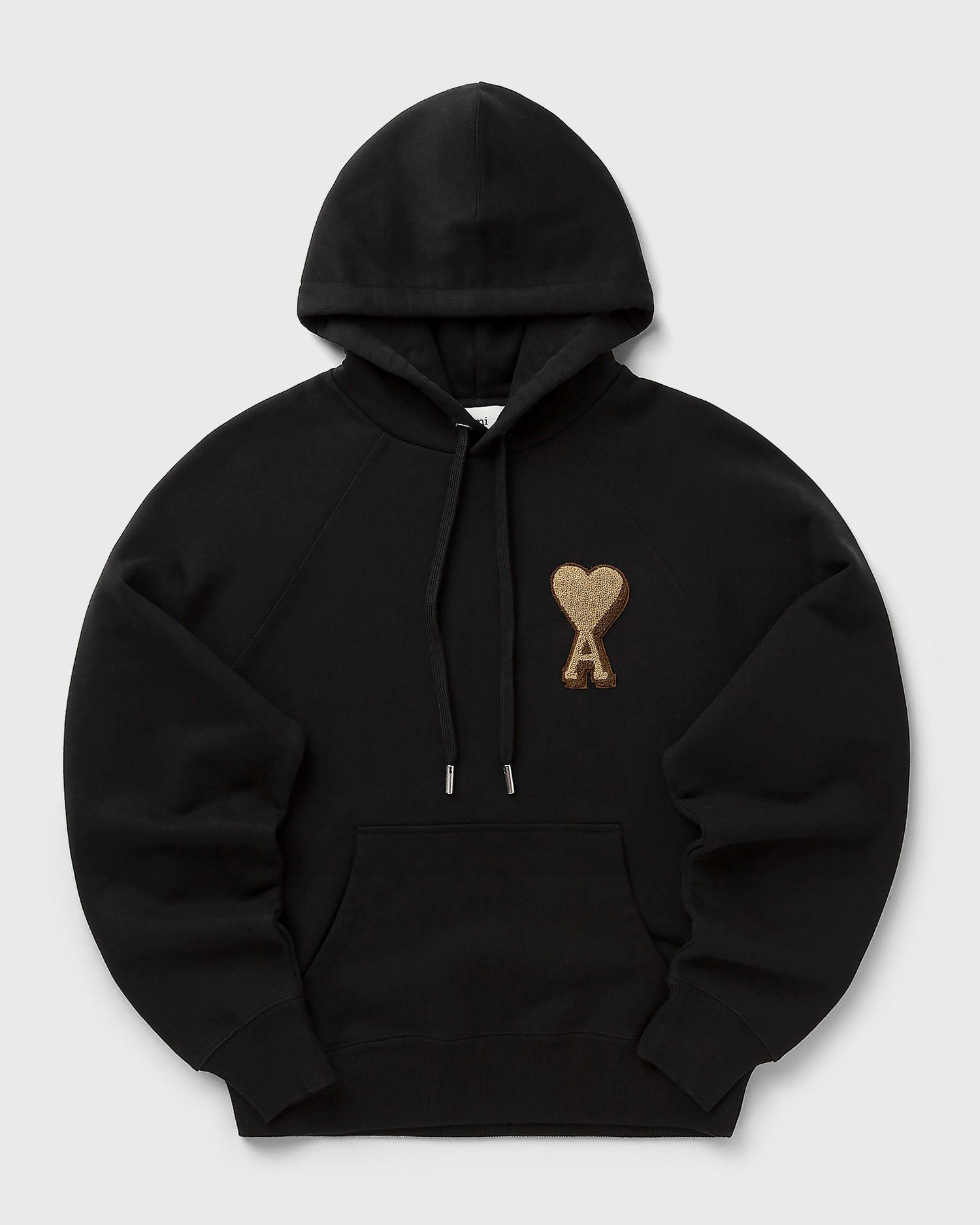 Pulover AMI Hoodie with Patch Črna | USW770.747-001, 0
