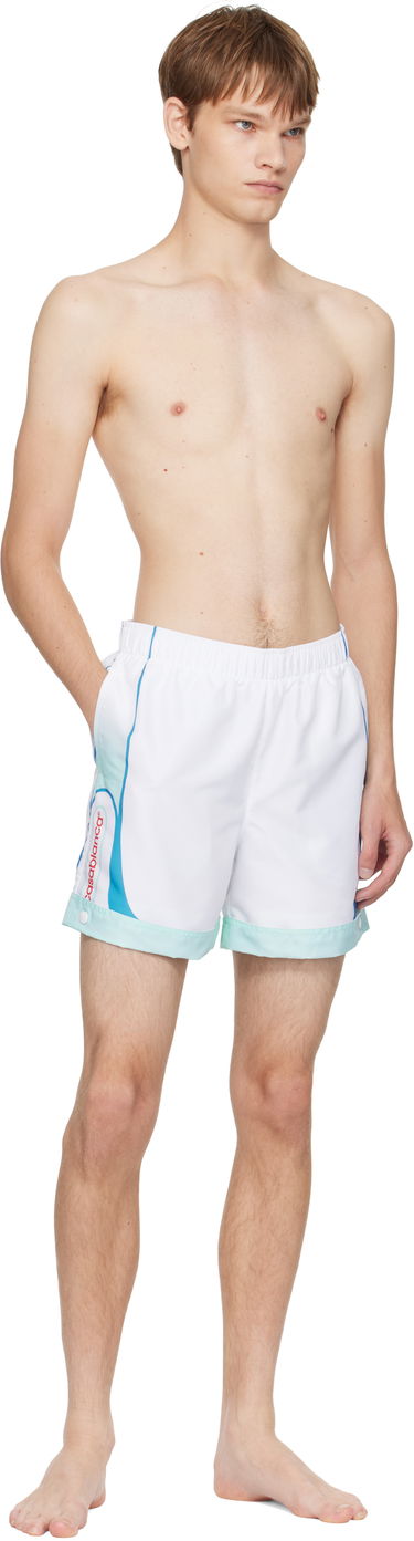 Kopalke Casablanca Casablanca Logo Swim Shorts Bela | MPF25-SWM-065-01, 3
