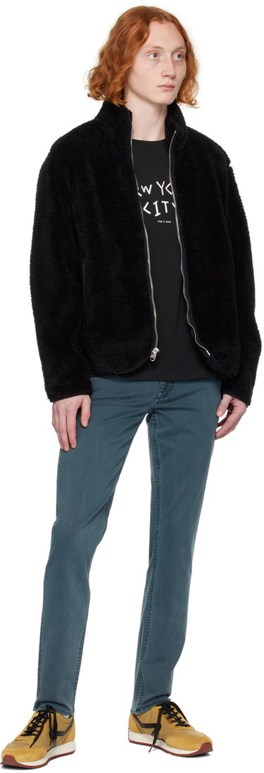Jakna rag & bone Felix Full-Zip Fleece Jacket Črna | MBW23H2410PFML, 3