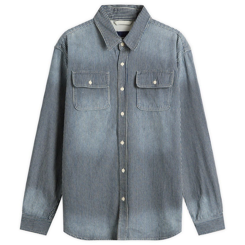 Srajce thisisneverthat Hickory Denim Shirt Modra | TN253WSHTL05-IND