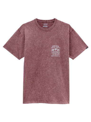 Majica Vans Plant Harmony Acid Washed Tee Bordo | VN0000M2ALI1
