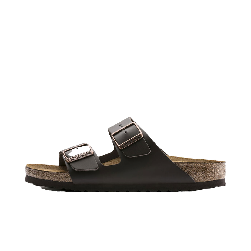 Superge in čevlji Birkenstock Arizona Natural Leather Regular Fit Rjava | 51101