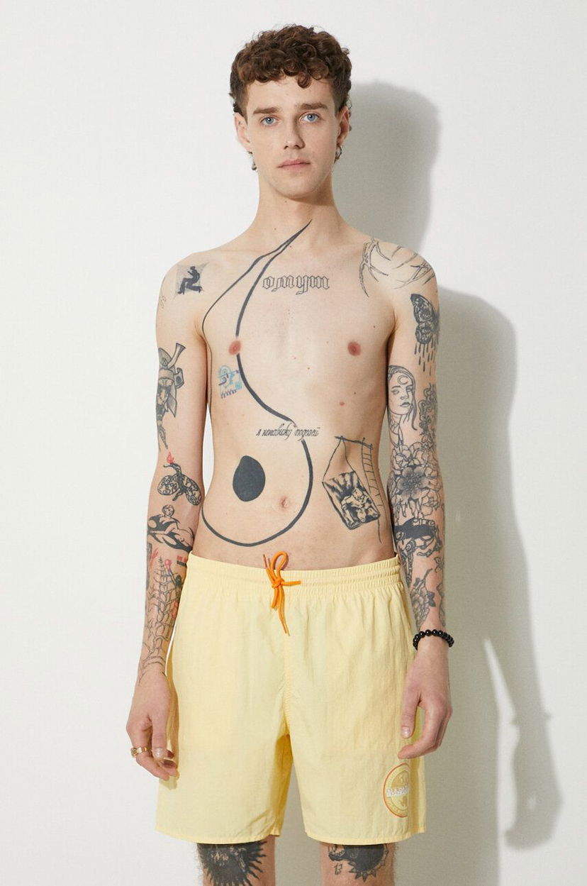 Kopalke Napapijri Swim Shorts Rumena | NA4G5C.YB5