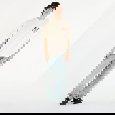 Majica Pleasures T-Shirt Dynamic Short Sleeve Crewneck Bež | P25F046-ECRU, 3