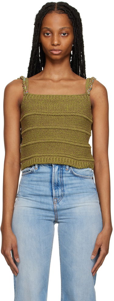 Majica brez rokavov ADER ERROR Knit Tank Top Zelena | BMADSSKT0601MU, 0