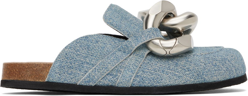 Superge in čevlji JW Anderson JW Anderson Chain Loafer Mules Modra | LF0049-LA0238