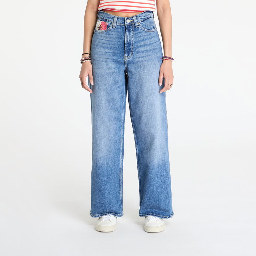 Kavbojke Tommy Hilfiger Tommy Jeans Claire High Rise Wide Leg Jeans W25/L30 Modra | DW0DW21293 1A5