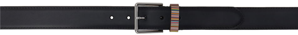 Pasovi Paul Smith Paul Smith Signature Stripe Keeper Belt Črna | M1A-4950-BMULKE-79, 0