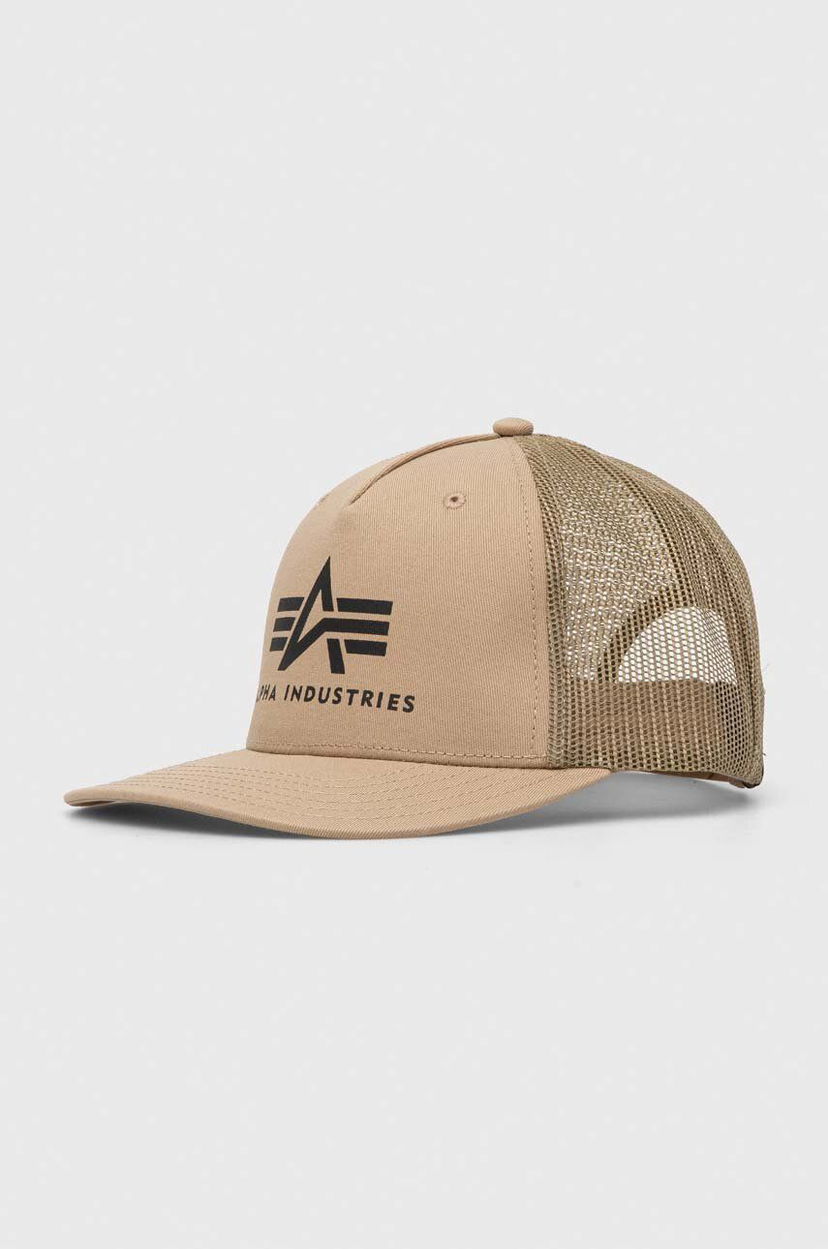 Kapa Alpha Industries Alpha Industries Trucker Cap Bež | 186902.14