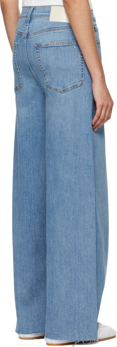 Kavbojke rag & bone rag & bone 'The Sofie' High-Rise Ultra Wide Ankle Jeans Modra | WDD24F3000FUMO, 2