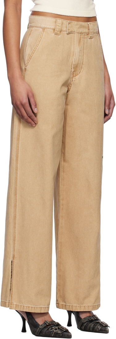 Hlače We11done We11done Work Trousers Bež | WD-PT0-25-288-W-BG, 1