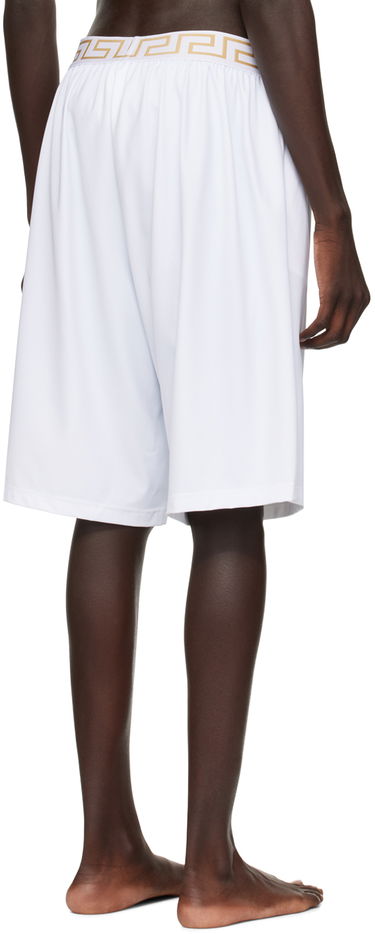 Kratke hlače Versace Versace Greca Border Swim Shorts Bela | 1003754 1A02555, 2