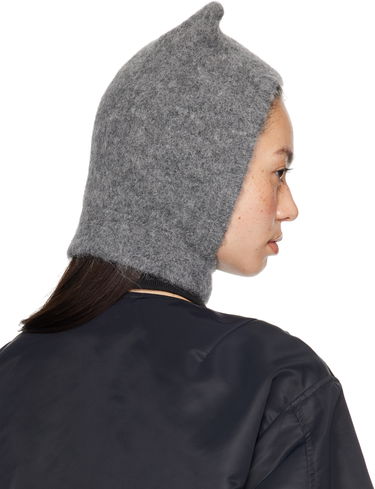 Šala Coperni Coperni Knitted Horn Balaclava Siva | COPSA06Y3005, 2