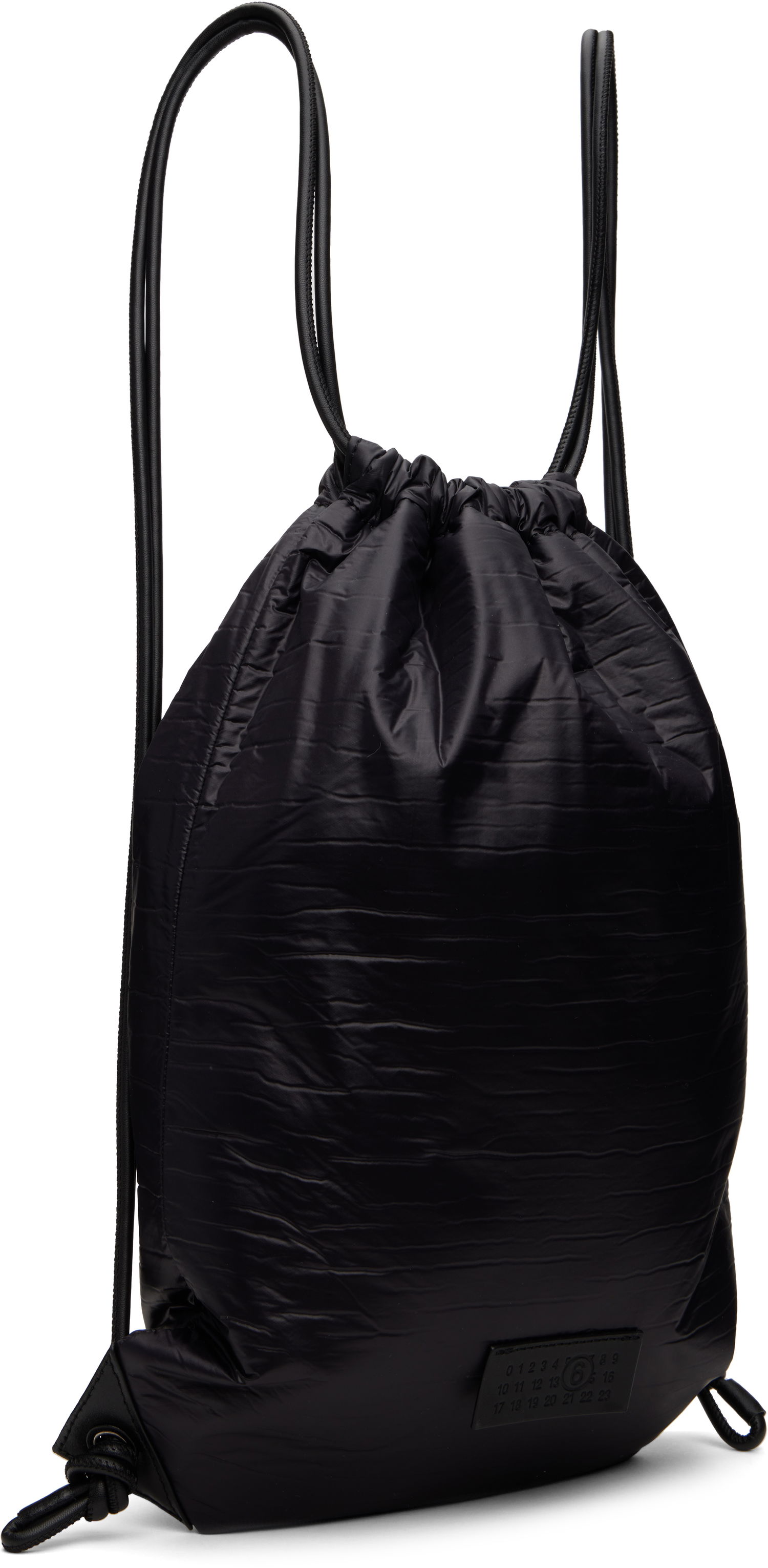 Nahrbtnik Maison Margiela MM6 Maison Margiela Numeric Drawstring Backpack Črna | SB6WA0004 P6993, 1