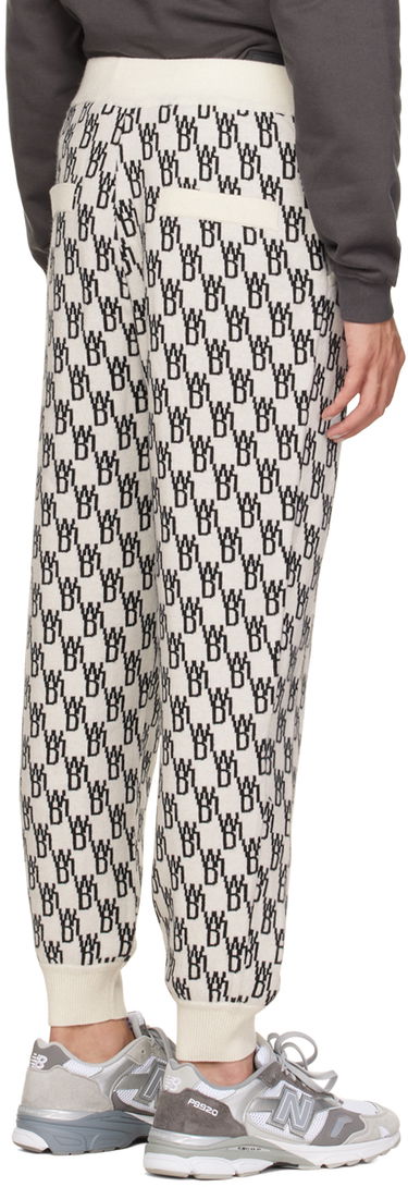 Trenirka We11done Patterned Tapered Lounge Pants Bela | WD-KP9-20-102-U-IV, 2