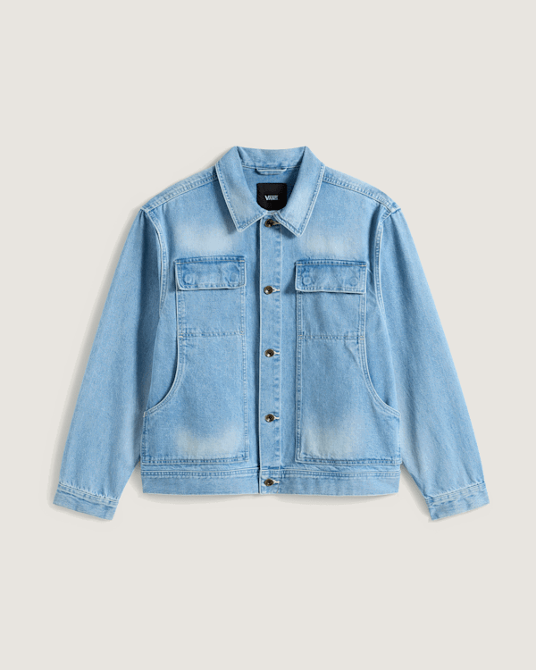 Jakna Vans Premium Mcavoy Trucker Jacket Modra | VN000PJ2TTJ