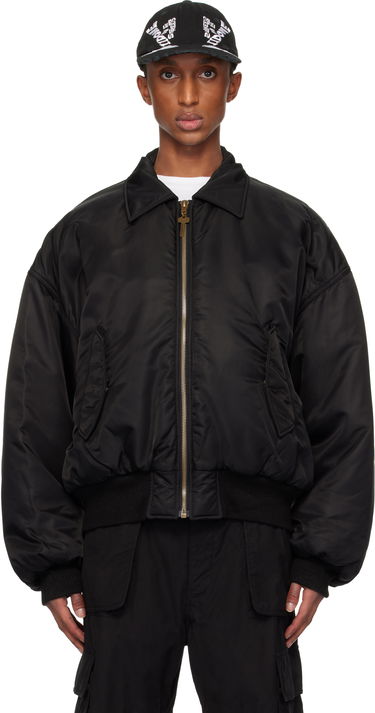 Bomber jakna We11done Collar Bomber Jacket Črna | WD-JP3-24-023-U-BK, 0