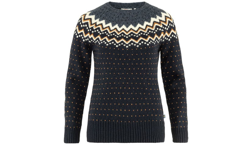 Pleteni pulover FJÄLLRÄVEN Övik Knit Fair Isle Sweater Večbarvna | F89941-555