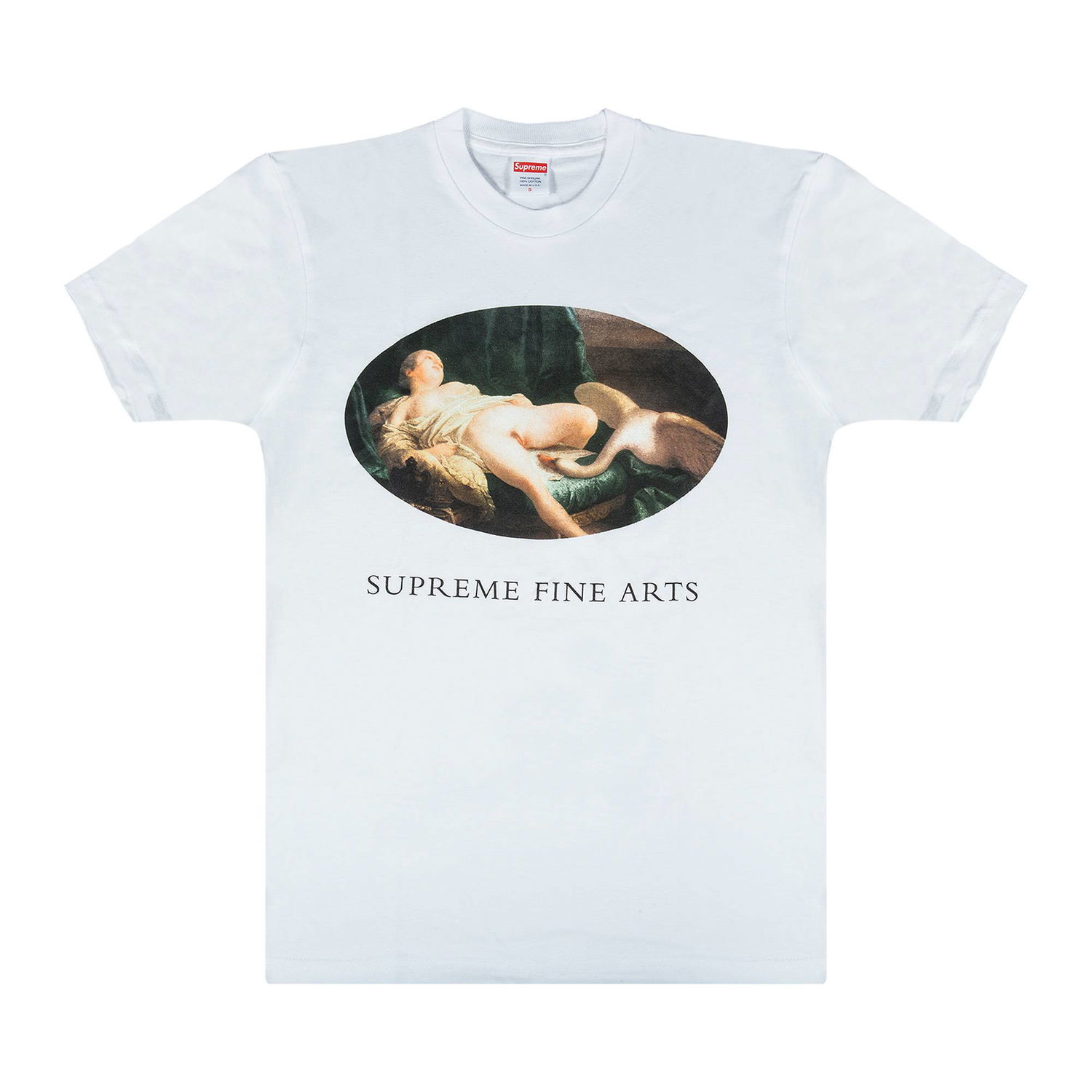 Majica Supreme Leda And The Swan T-Shirt Bela | SS19T42 WHITE, 1
