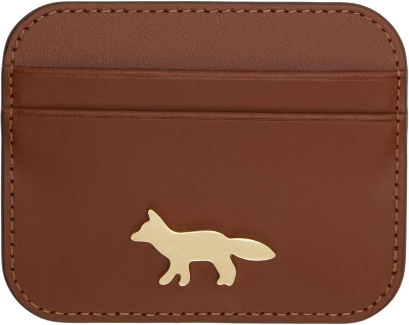 Denarnica MAISON KITSUNÉ Maison Kitsuné Edie Card Holder Rjava | OW05700LR0001